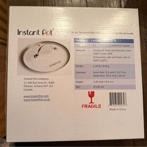 8 Qt Instant Pot Tempered Glass Lid